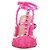 Valentino Garavani Décolleté Valentino Caged 100 in tweed e pelle rosa - vista 5