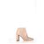 Botines de tacón bloque Stuart Weitzman en cuero nude Castaño Carne - vista 8