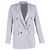 Blazer duplo em linho roxo da Michael Kors