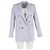 Blazer duplo em linho roxo da Michael Kors - vista 4