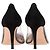 Pumps Plexi 85 in PVC Gianvito Rossi in suede nero - vista 5