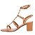 Rockstud Sandalen von Valentino Garavani Braun - Ansicht 2
