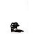 Pumps con cinturino alla caviglia Louis Vuitton in suede nero - vista 10