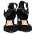 Pumps con cinturino alla caviglia Louis Vuitton in suede nero - vista 2