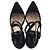 Pumps con cinturino alla caviglia Louis Vuitton in suede nero - vista 3