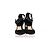 Pumps con cinturino alla caviglia Louis Vuitton in suede nero - vista 8