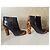 Stivaletti Gucci in pelle nera Nero - vista 5