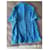 Camicia Versace in cotone blu  - vista 10