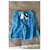 Camicia Versace in cotone blu  - vista 13