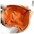 Chanel Cambon Line Leather Pen Case Beige Orange - view 10