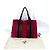 Hermès Borsa Tote HERMES Troca Horizontal MM Nero Rosso - vista 11
