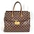 Borsa Tote Damier Ascot di Louis Vuitton Marrone