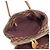 Borsa Tote Damier Ascot di Louis Vuitton Marrone - vista 11