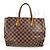 Borsa Tote Damier Ascot di Louis Vuitton Marrone - vista 2