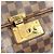 Borsa Tote Damier Ascot di Louis Vuitton Marrone - vista 8