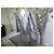 Autre Marque Anne Weybum Conjunto de Blazer e Saia de Seda Cinza - vista 4