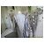 Autre Marque Anne Weybum Conjunto de Blazer e Saia de Seda Cinza - vista 6