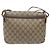Borsa a spalla GUCCI GG Supreme Beige Oro Auth th5861 D'oro - vista 2