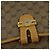 Gucci Borsa a spalla Micro GG Supreme PVC Beige Oro 001 406 1780 Auth th5863 D'oro - vista 18