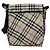 Borsa a spalla Burberry Nova Check Blue Label in nylon beige argento autentica kk460 - vista 13