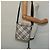 Borsa a spalla Burberry Nova Check Blue Label in nylon beige argento autentica kk460 - vista 19