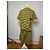 Conjunto vintage Balenciaga preto e amarelo L novo - vista 3