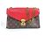 Borsa a catena Pallas Monogram Louis Vuitton Marrone Rosso