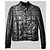 Increíble chaqueta Gucci con cuello de piel Negro - vista 3