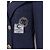 Chanel Navy Tweed Jacke mit ikonischem CC-Logo-Patch 36 FR Marineblau - Ansicht 10