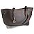 Borsa tote Michael Kors Jet Set in pelle nera Nero