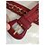 Cintura Chanel in pelle rossa e metallo dorato taglia 70 Rosso - vista 5