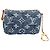 Louis Vuitton Monogram Denim Speedy PM Pouch Blue