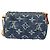 Louis Vuitton Monogram Denim Speedy PM Pouch Blue - view 3