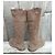 Autre Marque Botas Kickers de piel de ciervo beige - vista 4