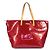 Louis Vuitton Monogram Vernis Bellevue GM Tote Bag Rot