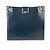 Borsa tote in pelle blu navy Tiffany & Co.