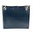 Borsa tote in pelle blu navy Tiffany & Co. - vista 2