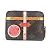 Monogramm Münzbörse Louis Vuitton Braun Pink