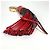 Louis Vuitton Monogram Tassel Bag Charm Brown Red - view 10