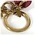 Louis Vuitton Monogram Tassel Bag Charm Brown Red - view 6