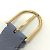 Louis Vuitton Monogram Empreinte Santur Glaceaus Gürtel Blau Lila - Ansicht 3