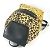 Zaino vintage leopardato Versace Nero Giallo - vista 3