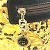 Zaino vintage leopardato Versace Nero Giallo - vista 6