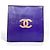 Bolsa de ombro de corrente dupla Chanel Hologram CC Coco Mark Roxo