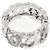 Cartier Entrelacé 2C Halb-Diamantring Golden - Ansicht 3