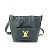 Borsa a secchiello con cordino Lock Me Bucket NV di Louis Vuitton Nero