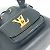 Borsa a secchiello con cordino Lock Me Bucket NV di Louis Vuitton Nero - vista 11