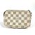 Mini Pochette Accessoires Damier Azur di Louis Vuitton Bianco - vista 2