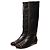 Botas de pasarela increíbles de Chanel Negro