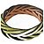 Bracciale in pelle verde Loewe